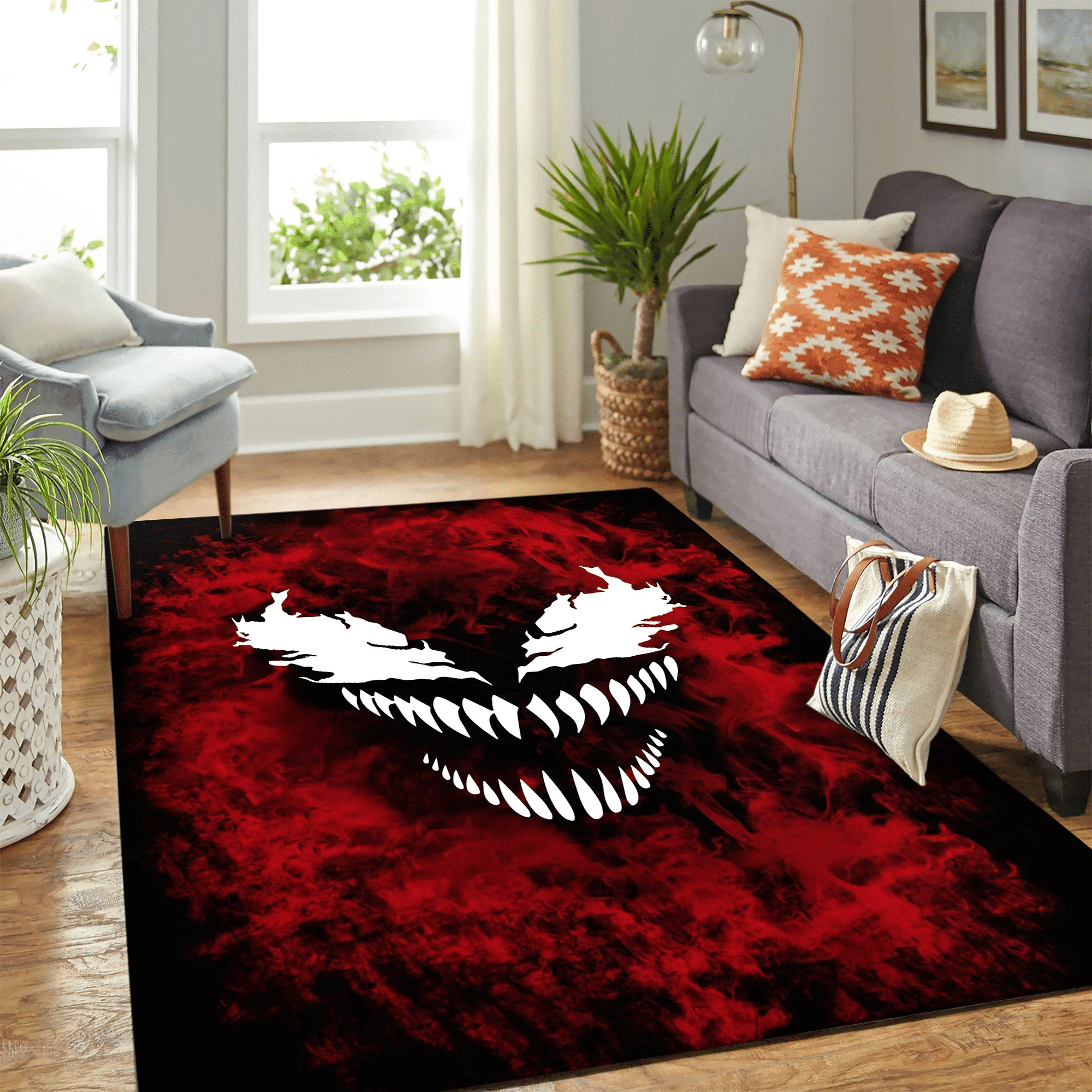 Venom Carpet Floor Area Rug Chrismas Gift - Indoor Outdoor Rugs