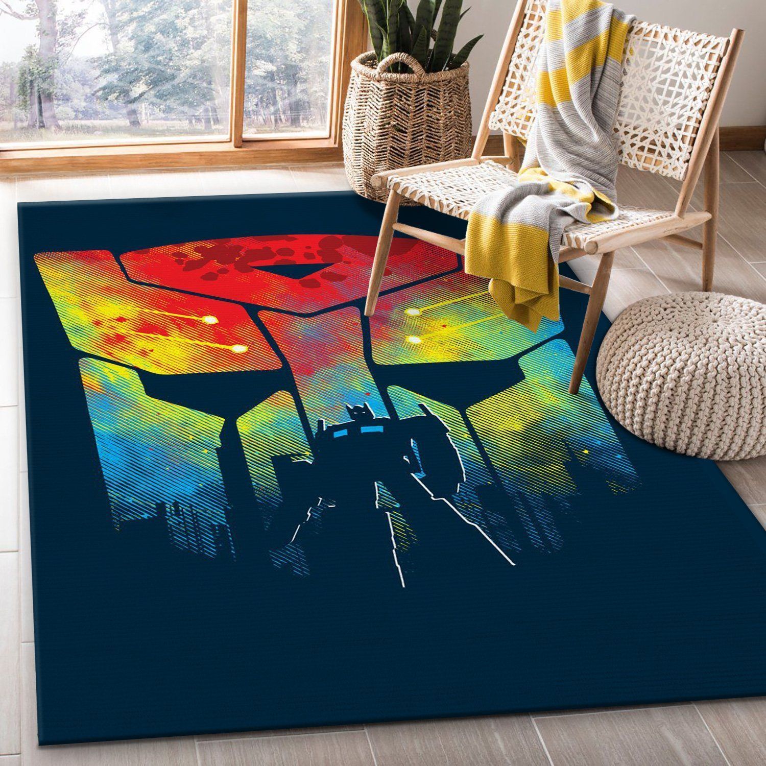 War On Earth Area Rug Carpet