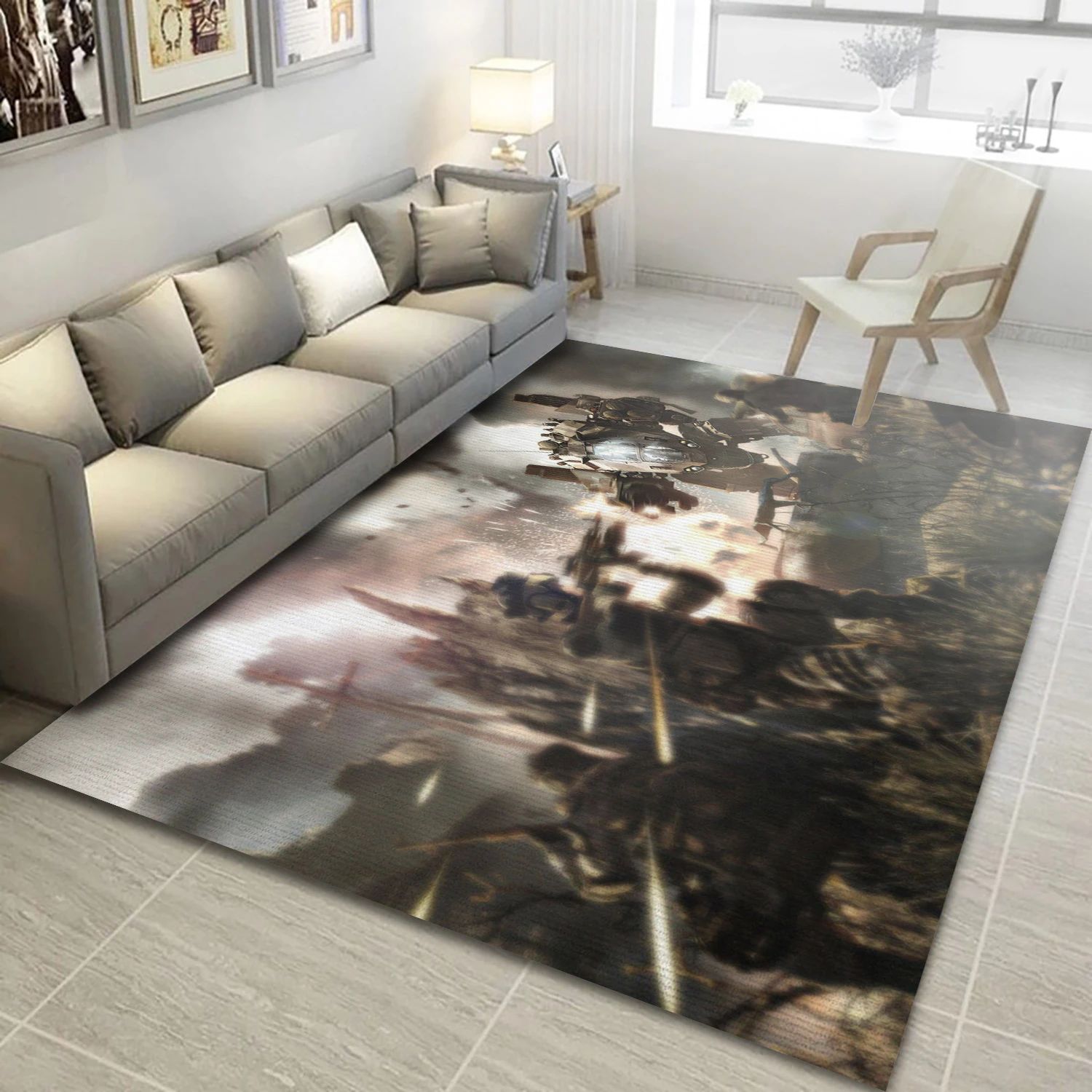 Warface Gaming Area Rug