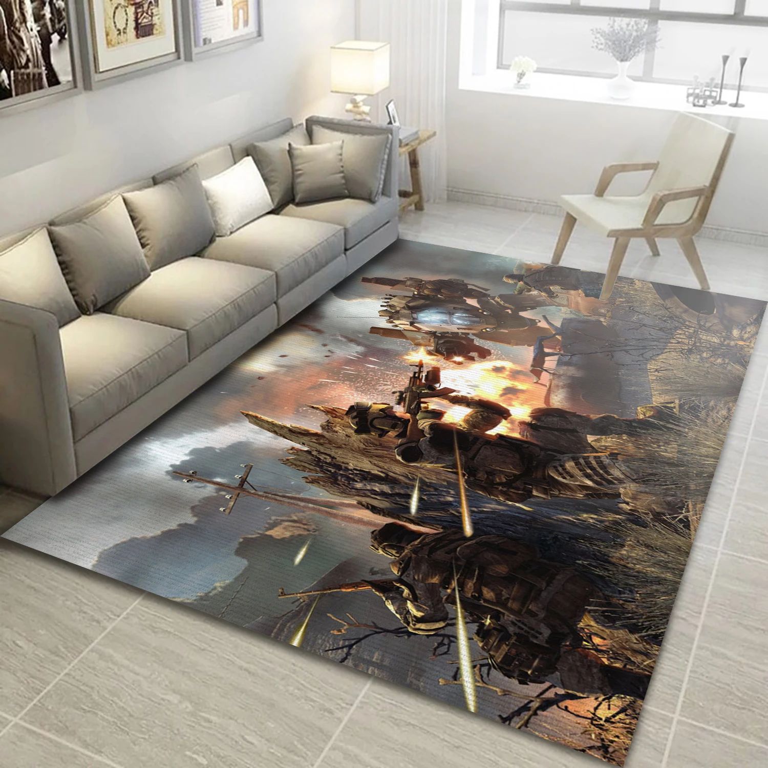 Warface Video Game Area Rug For Christmas