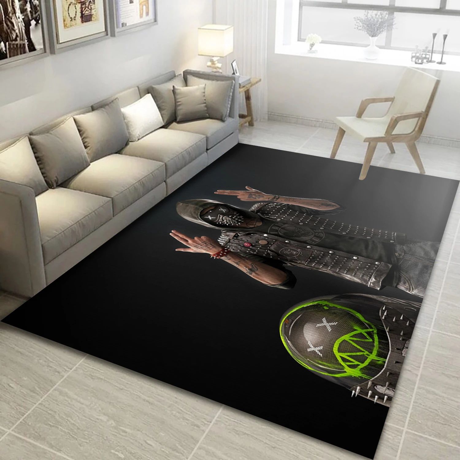 Watch Dogs 2 Game Area Rug Carpet