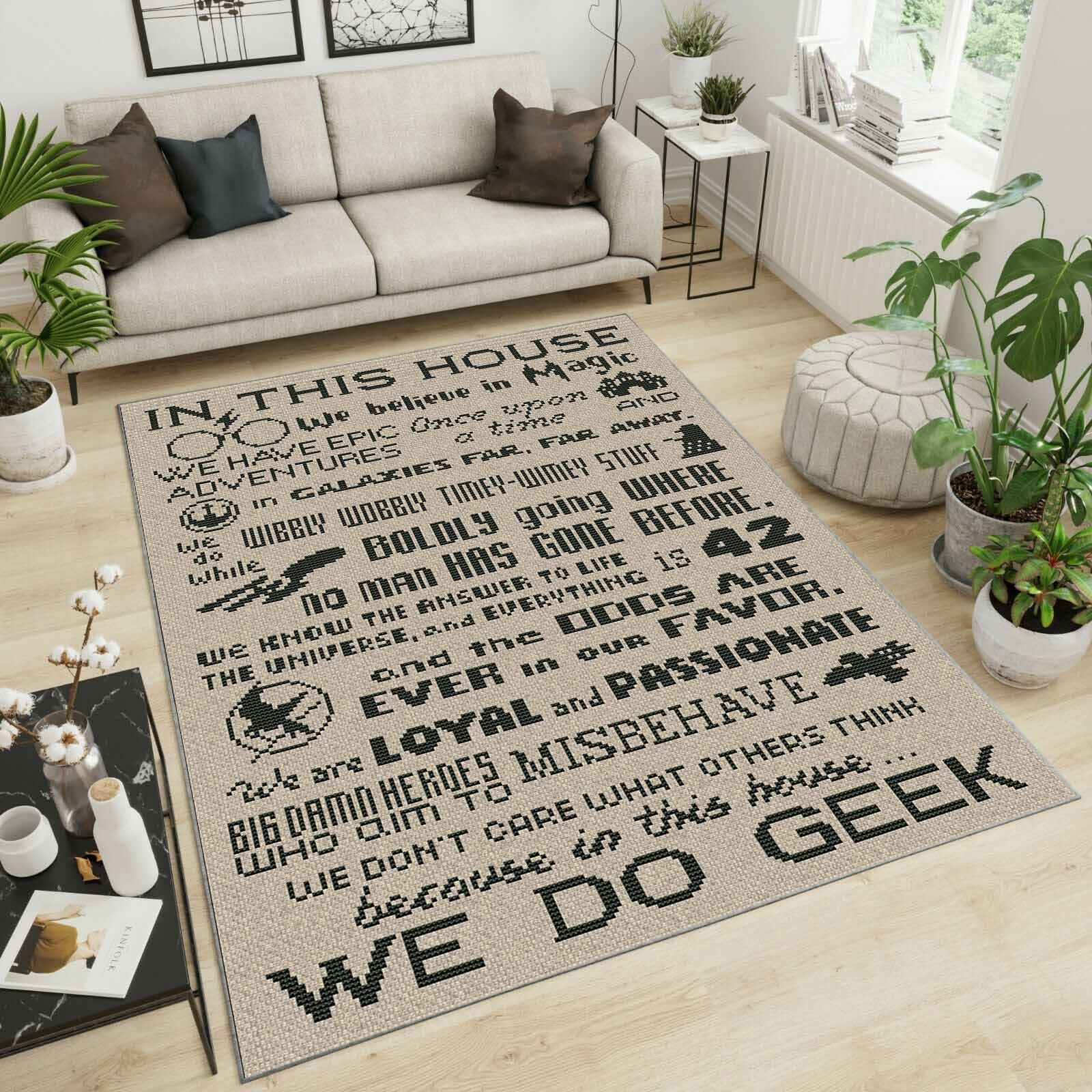 We Do Geek Area Rug Chrismas Gift - Indoor Outdoor Rugs