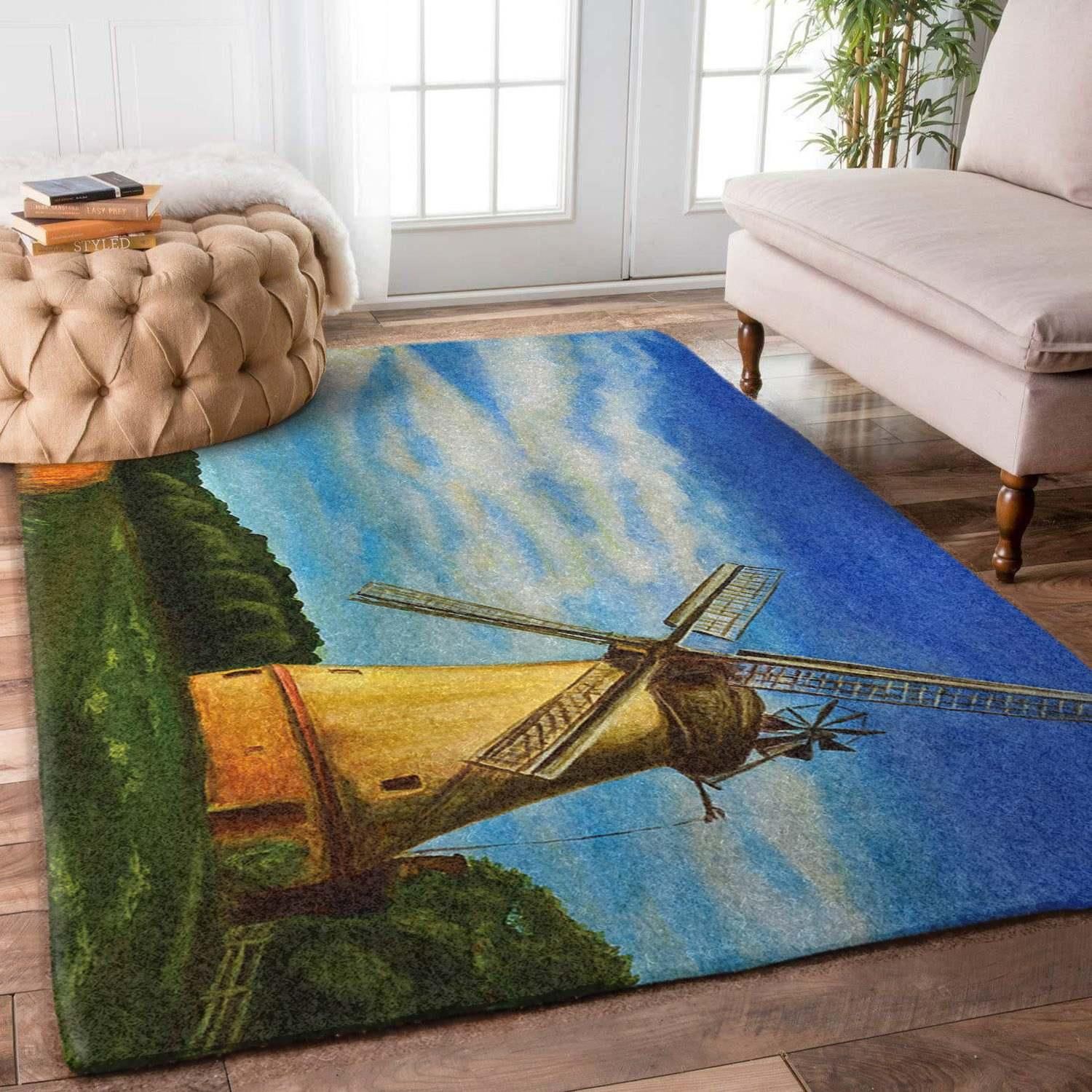 Windmill Rug - Indoor Outdoor Rugs