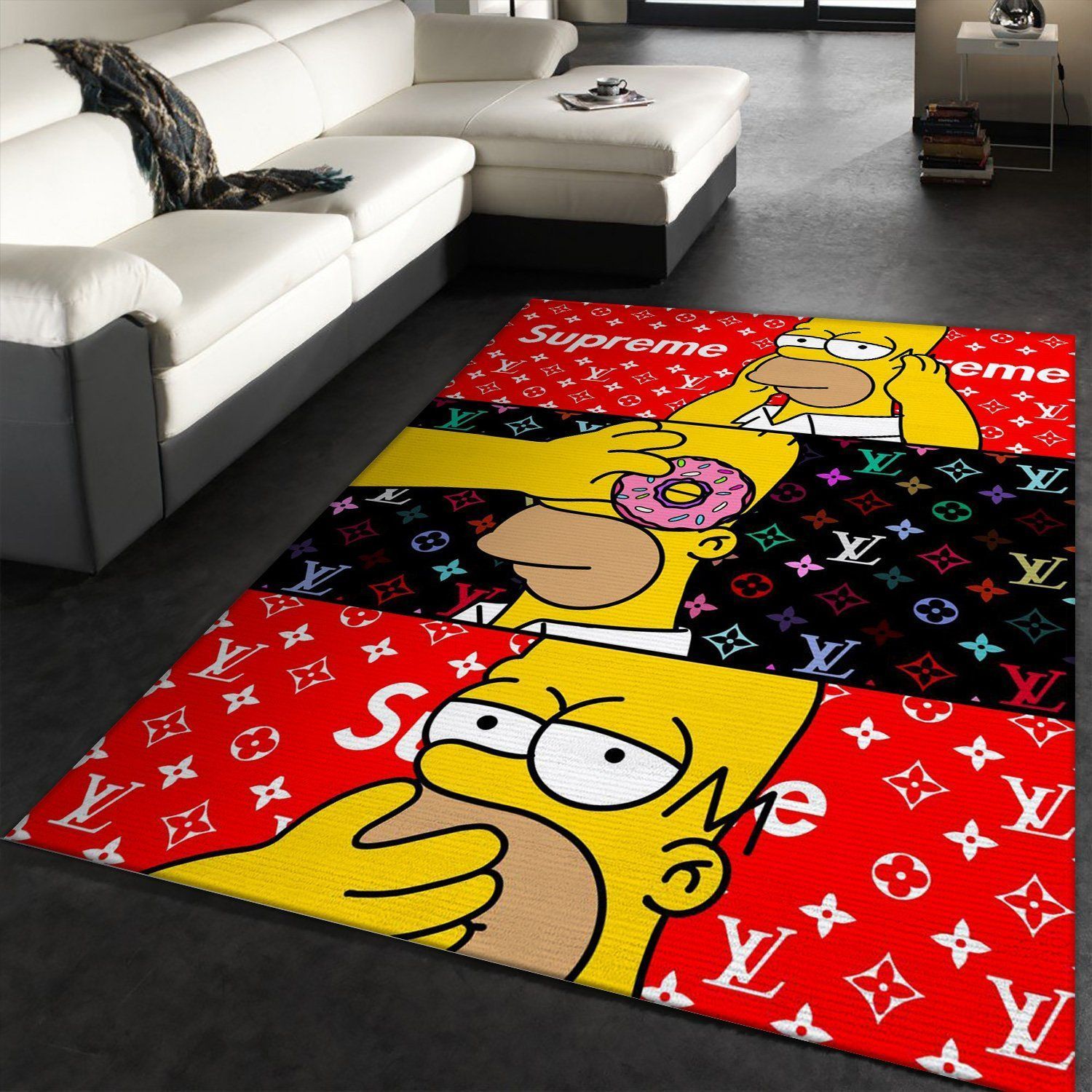 Wisdom Monkeys Supreme Area Rug Living Room Rug Christmas Gift US Decor - Indoor Outdoor Rugs