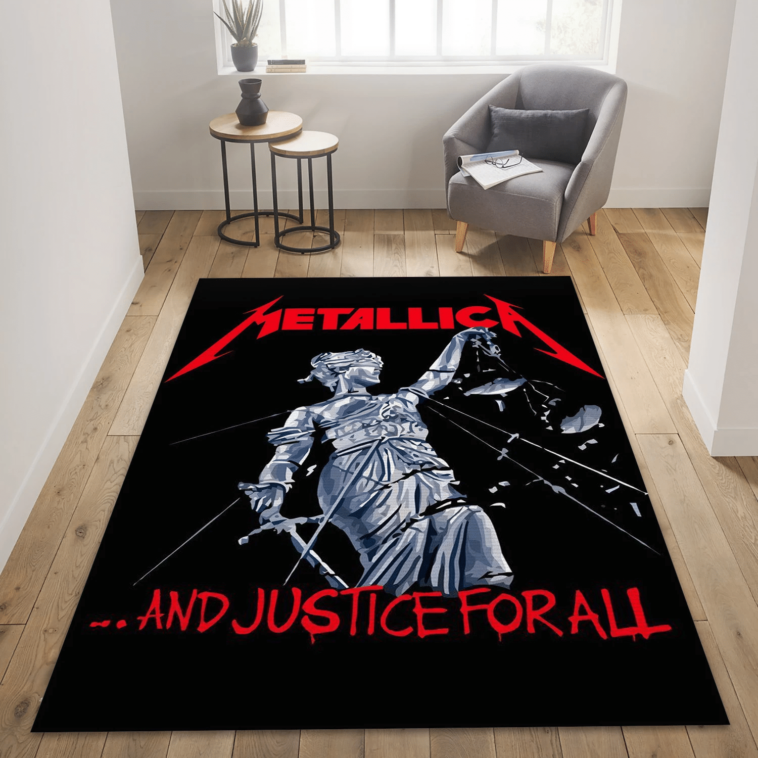 Wp7683645 Kill Em All Wallpapers Music Area Rug For Christmas