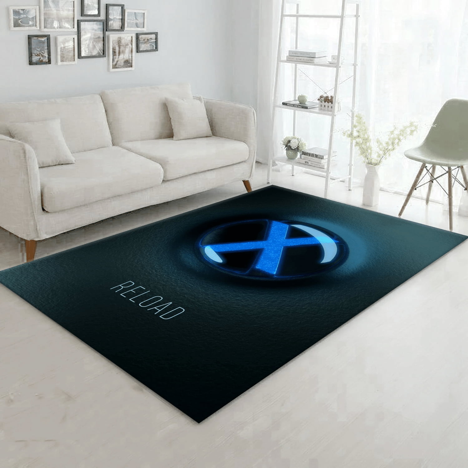 Xbox Button X Gaming Area Rug