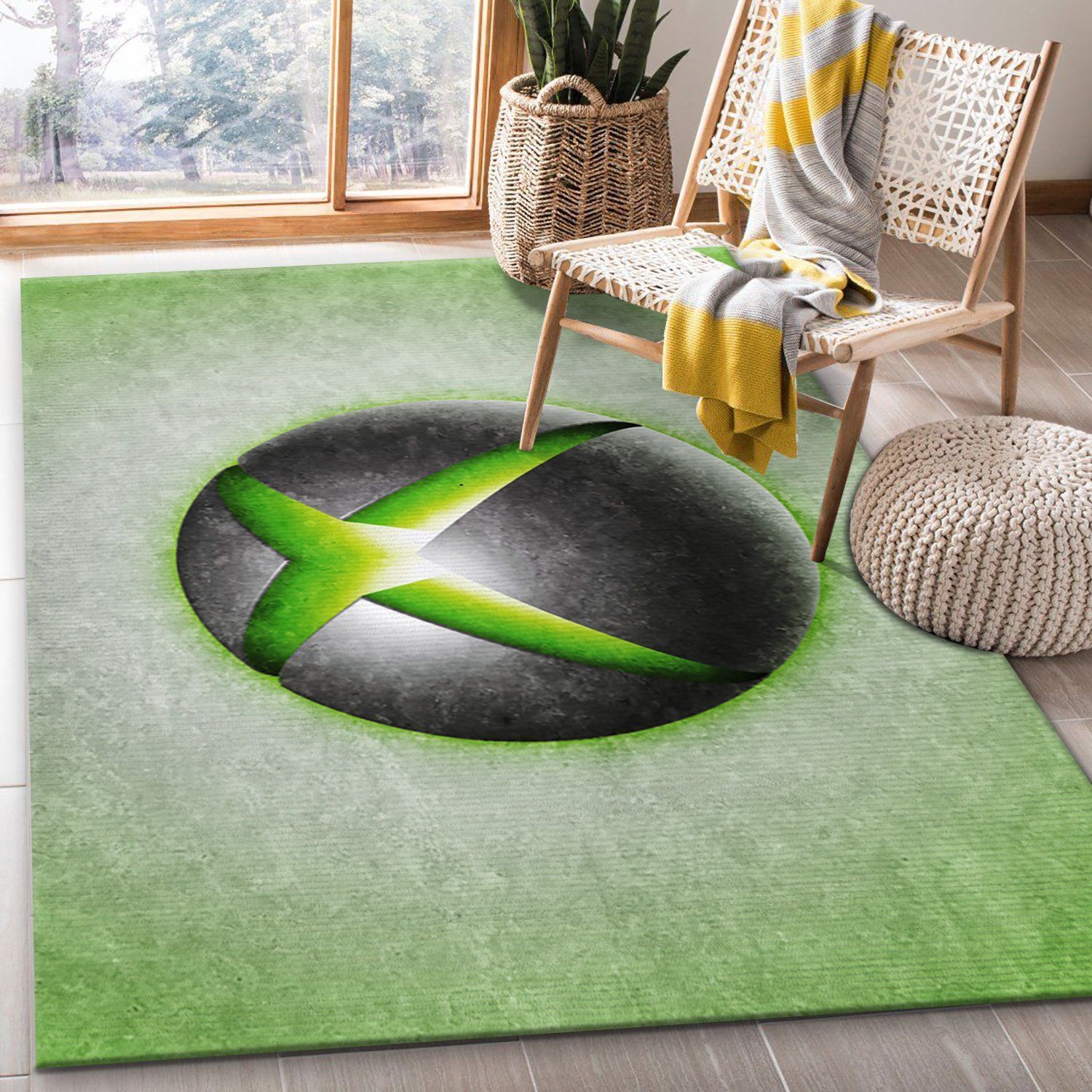 Xbox V14 Area Rug Living Room Rug Home Decor Floor Decor - Indoor Outdoor Rugs