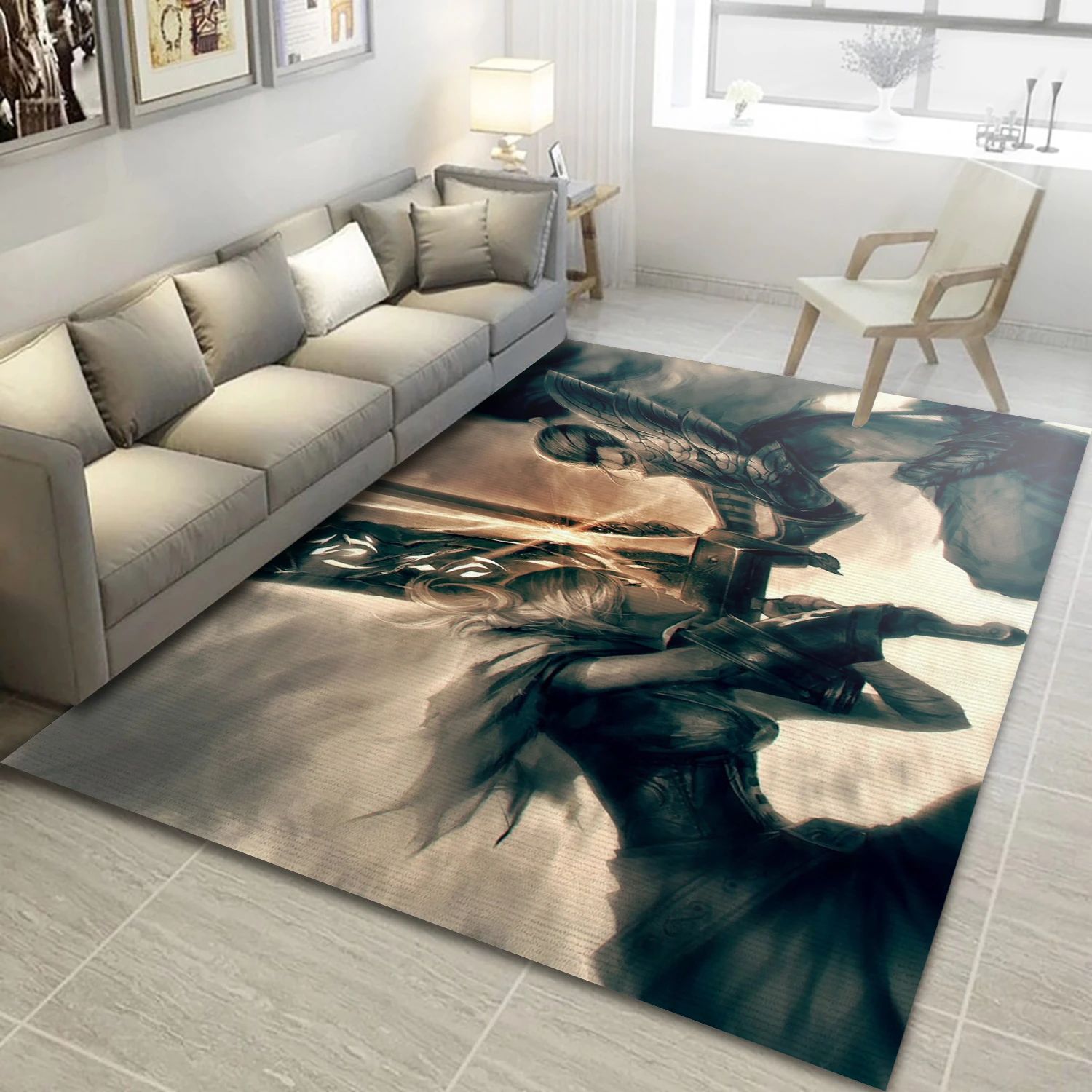 Yasuo League Of Legends Video Game Reangle Rug