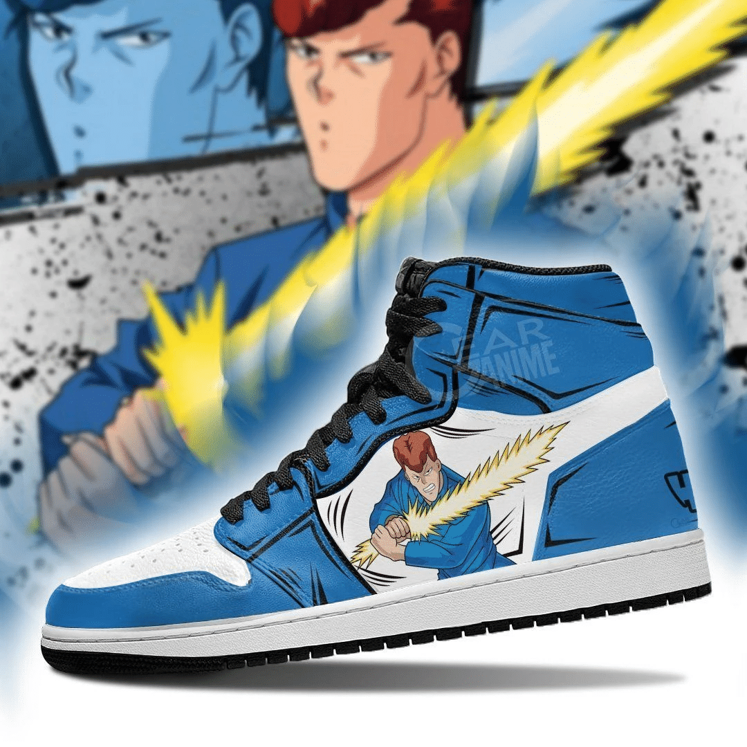 Yu Yu Hakusho Kazuma Kuwabara Anime Air Jordan Shoes Sport Sneakers