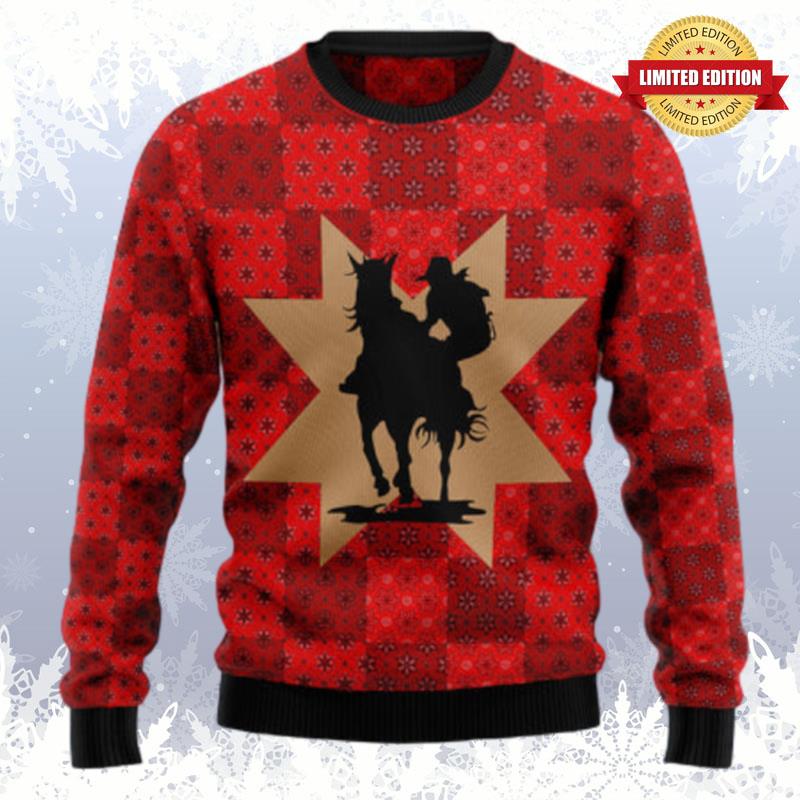 Amazing Cowgirl Ugly Sweaters For Men Women