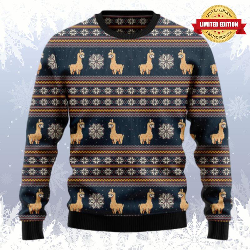 Amazing Llama Ugly Sweaters For Men Women