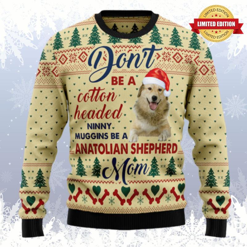 Anatolian Shepherd Mom D2610 Ugly Christmas Sweater Ugly Sweaters For Men Women