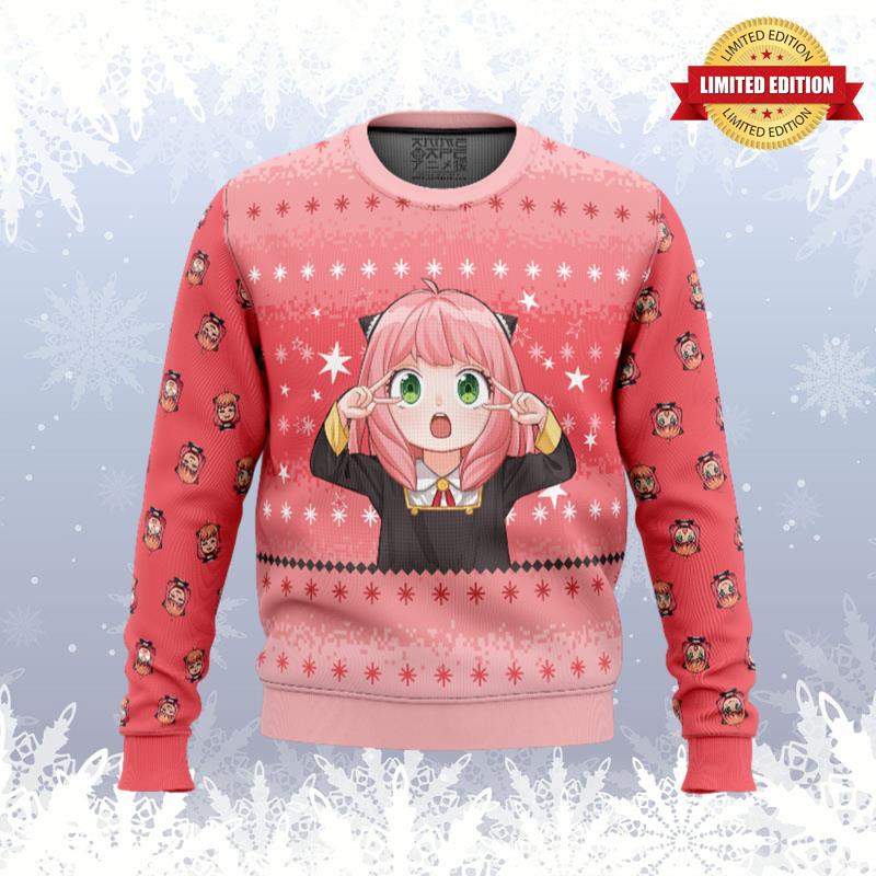 Anya Spy x Family Ugly Sweaters For Men Women