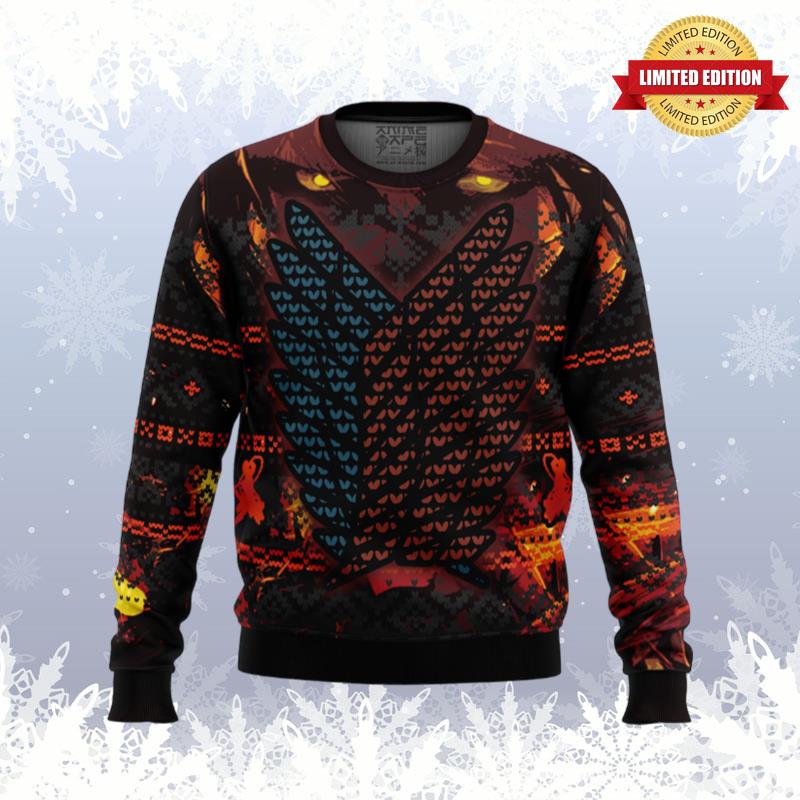 Attack on Titan Ugly Sweaters For Men Women