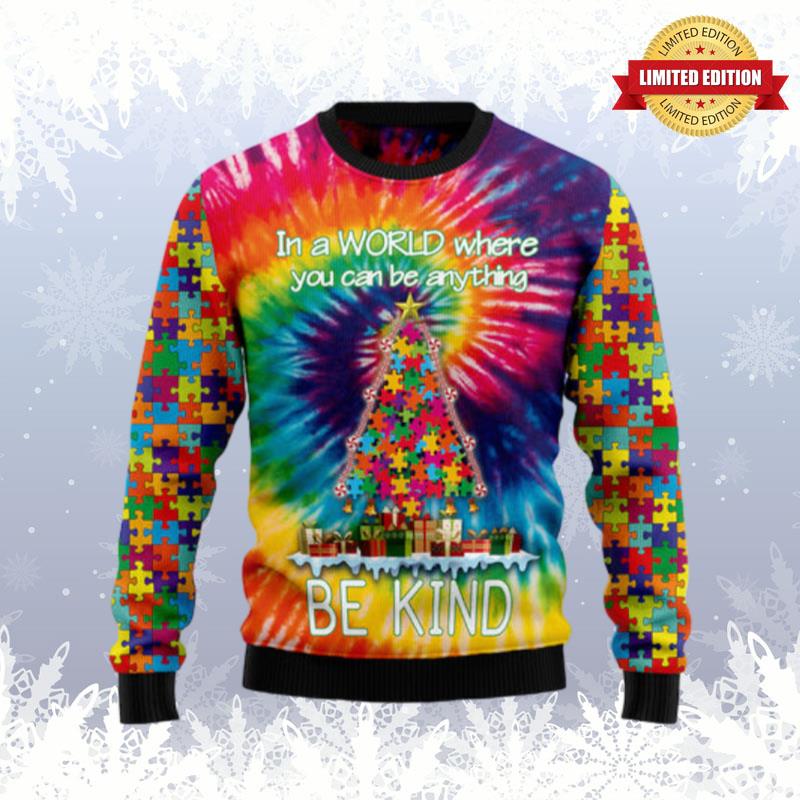 Autism Christmas Tree 1 Ugly Sweaters For Men Women