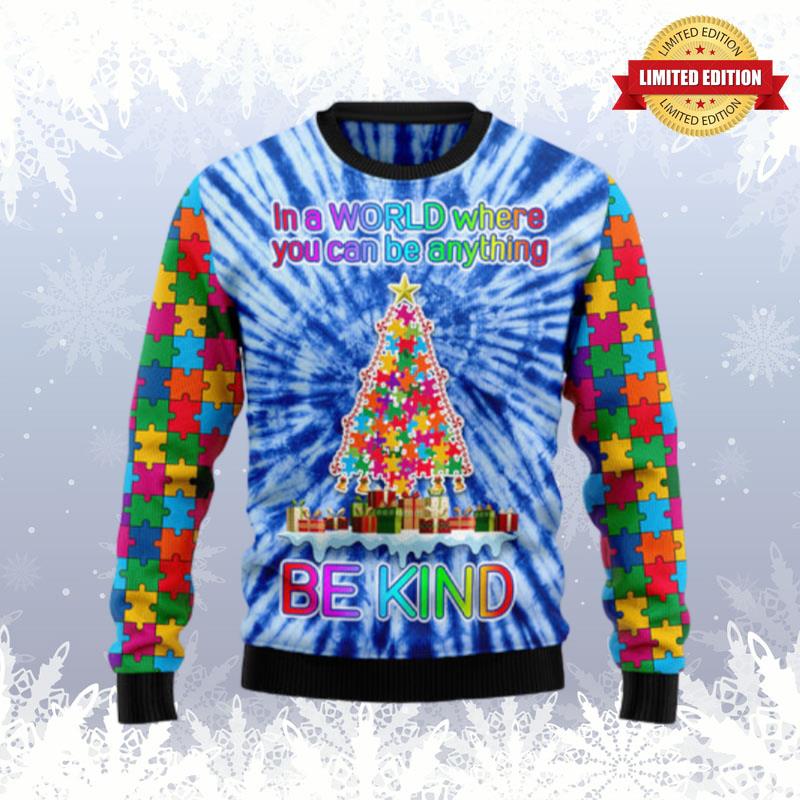 Autism Christmas Tree Ugly Sweaters For Men Women