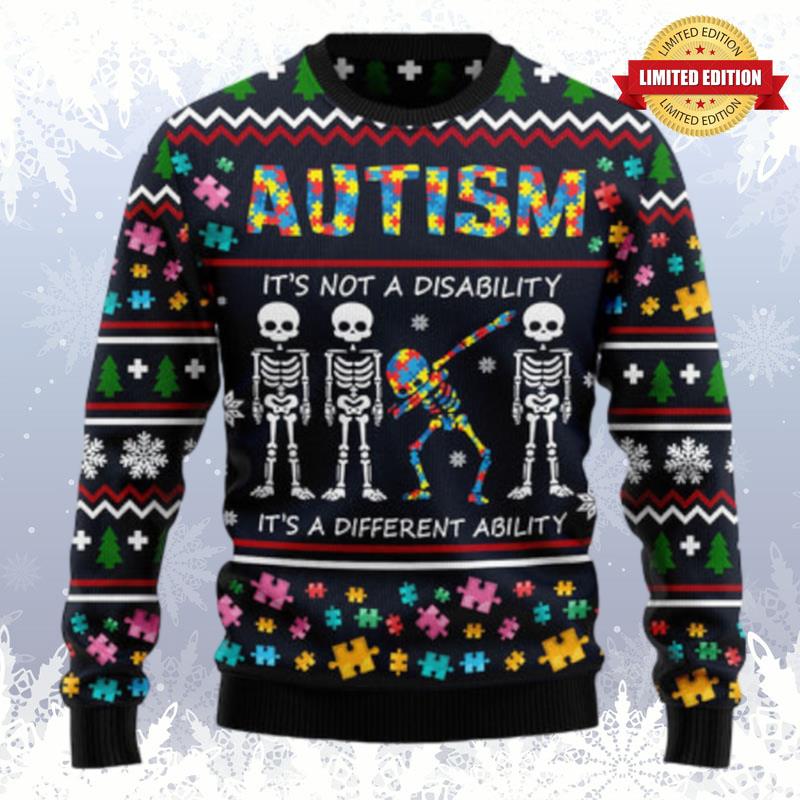 Autism Different Ugly Sweaters For Men Women