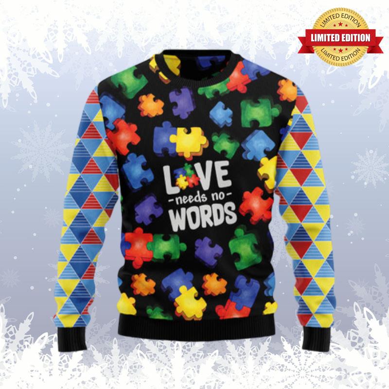 Autism Love Ugly Sweaters For Men Women