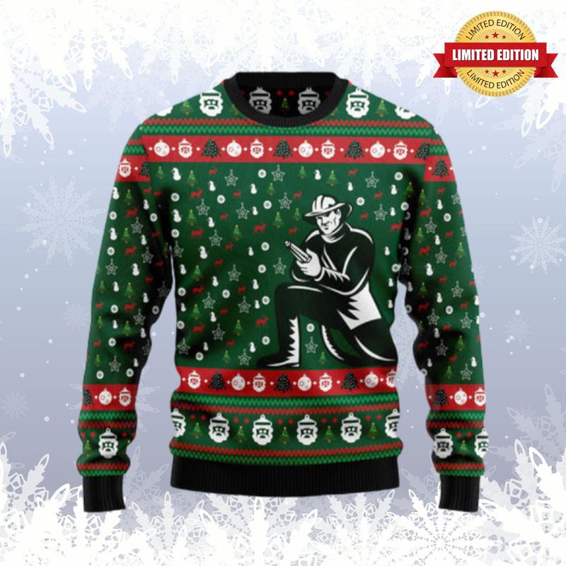 Awesome Firefighter Ugly Sweaters For Men Women
