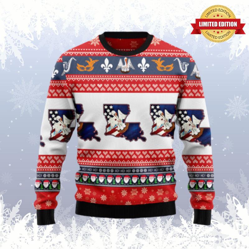 Awesome Louisiana Ugly Sweaters For Men Women