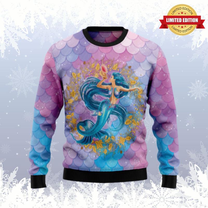 Awesome Mermaid Ugly Sweaters For Men Women