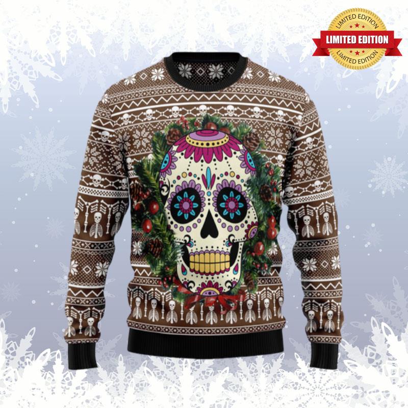 Awesome Sugar Skull Ugly Sweaters For Men Women