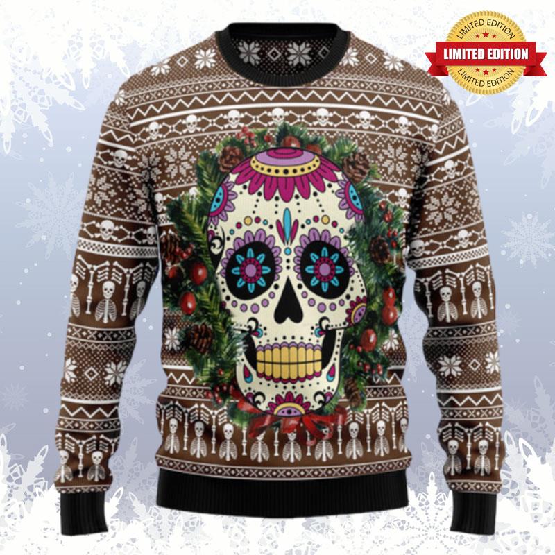 Awesome Sugar Skull Ugly Sweaters For Men Women