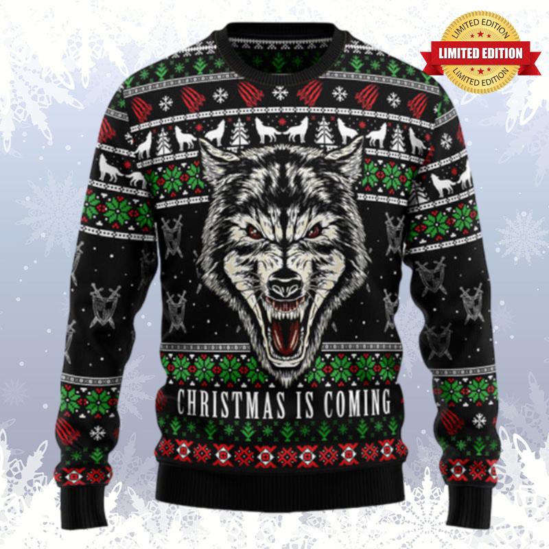 Awesome Wolf Ugly Sweaters For Men Women