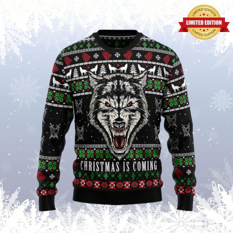 Awesome Wolf Ugly Sweaters For Men Women