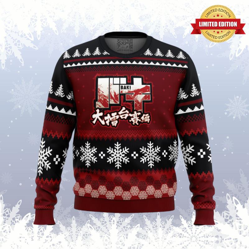 Axe Kick Baki Ugly Sweaters For Men Women