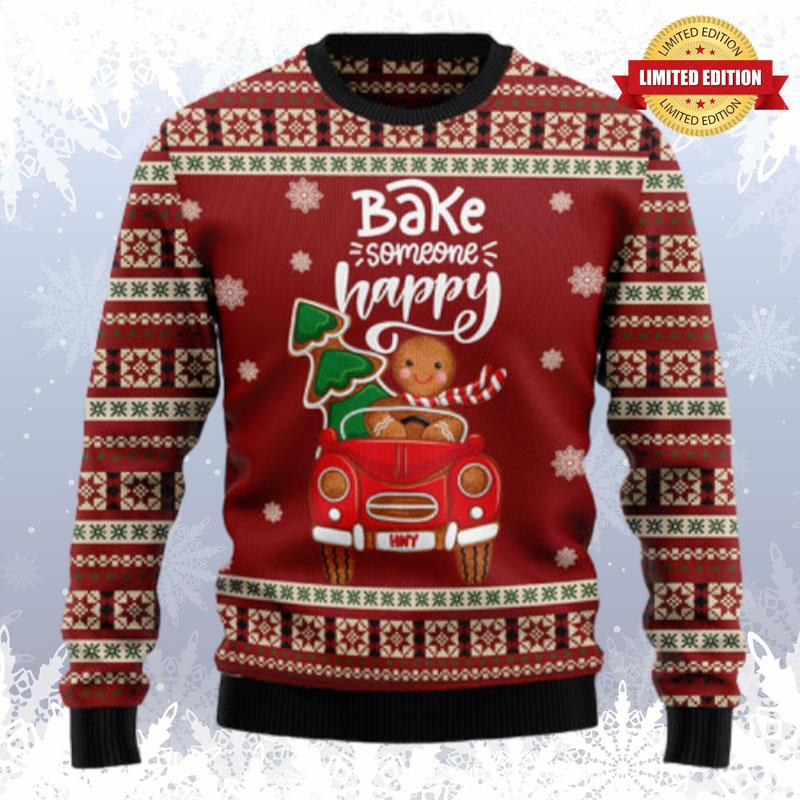 Bake Someone Happy Ugly Sweaters For Men Women