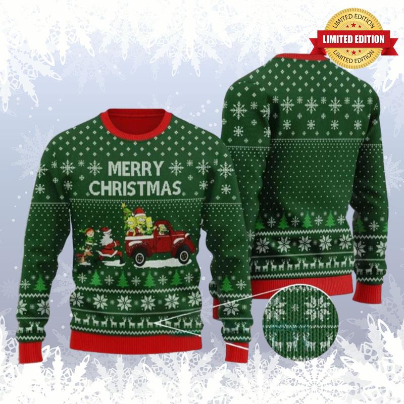 Bart The Simpson Family Vintage Ugly Sweaters For Men Women