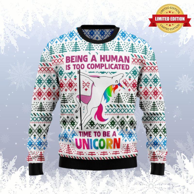 Be A Unicorn Ugly Sweaters For Men Women