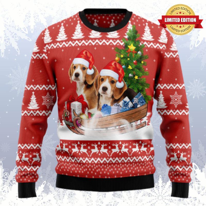 Beagle Dashing Ugly Sweaters For Men Women