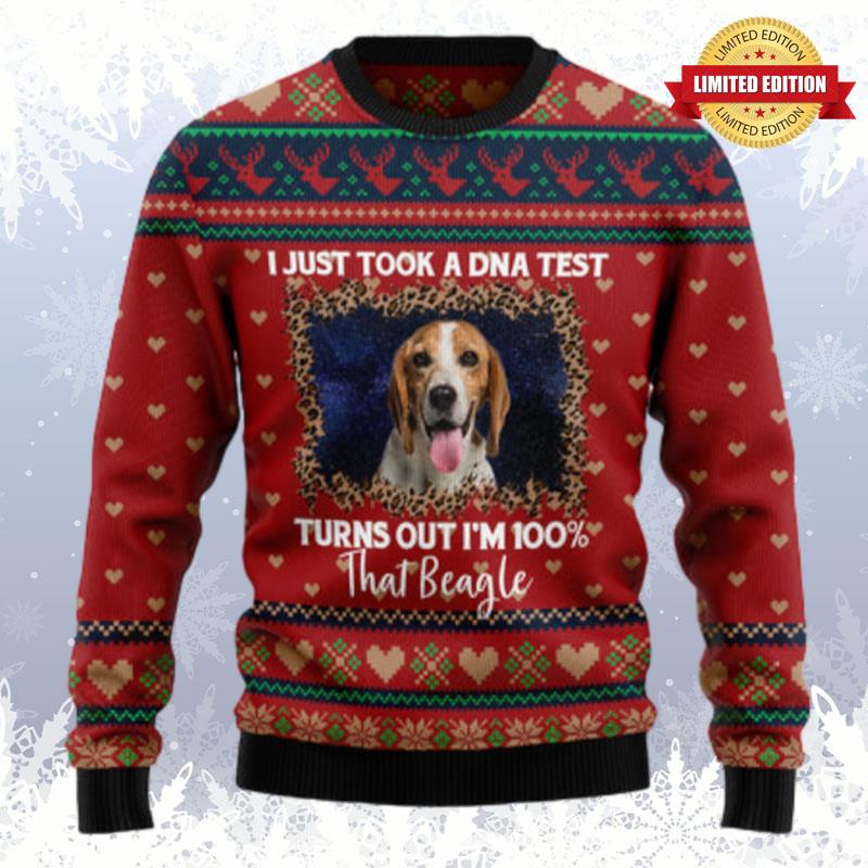 Beagle Dna Ugly Sweaters For Men Women