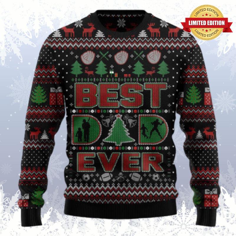 Best Dad Ever Ugly Sweaters For Men Women