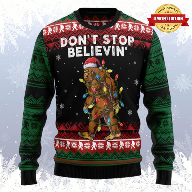 Bigfoot Don? Stop Believing Ugly Sweaters For Men Women