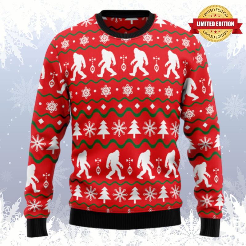 Bigfoot HZ92801 Ugly Christmas Sweater Ugly Sweaters For Men Women