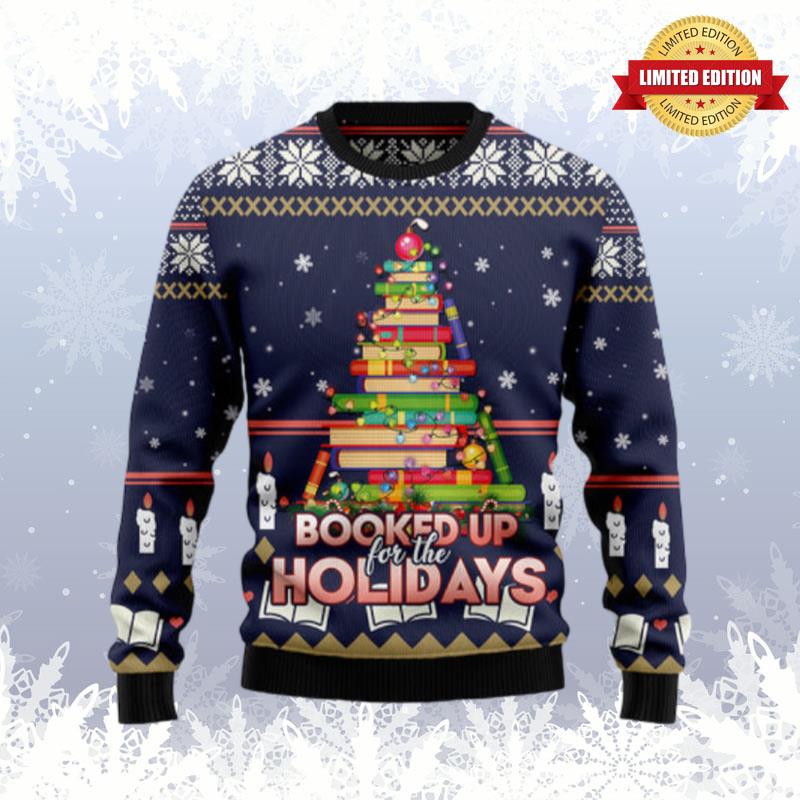 Book Christmas Tree Ugly Sweaters For Men Women