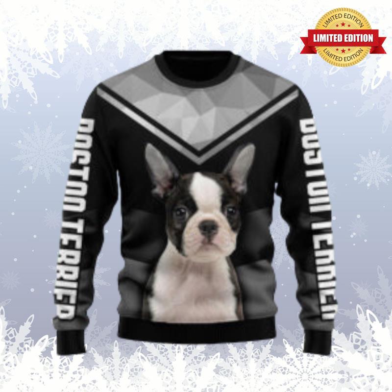 Boston Terrier Dog Lover Cute Gift Ugly Sweaters For Men Women