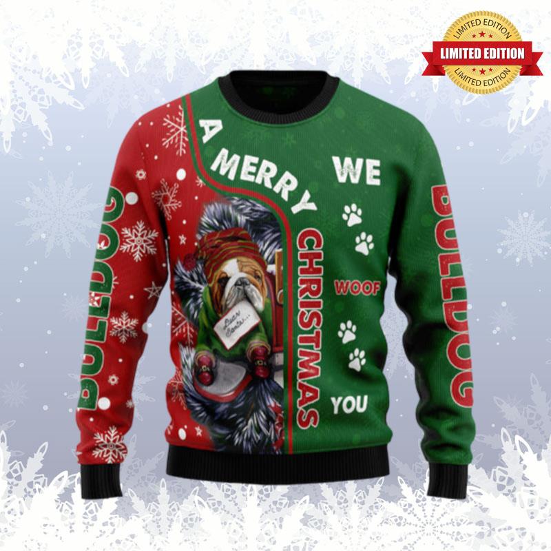 Bulldog 2 Ugly Sweaters For Men Women - RugControl