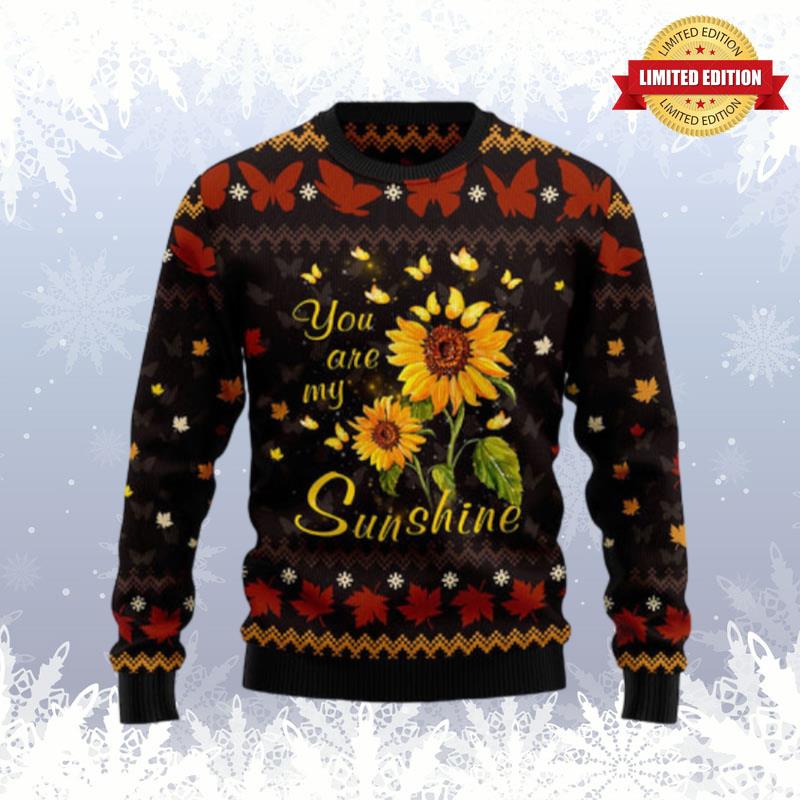 Butterfly Sunshine Ugly Sweaters For Men Women