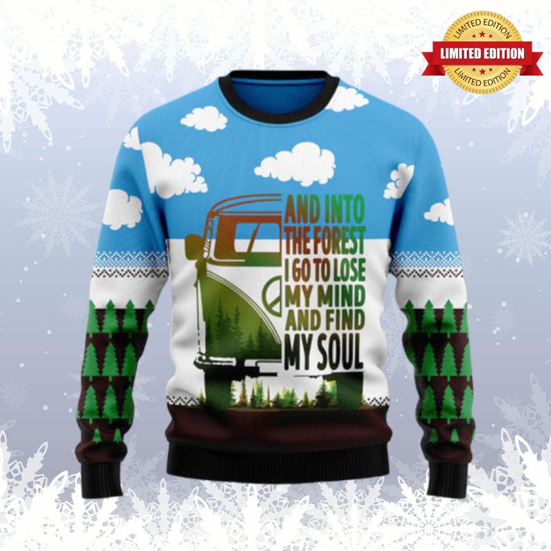 Camping Forest My Soul Ugly Sweaters For Men Women