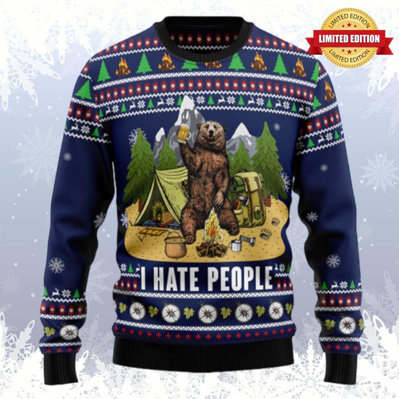 Camping I Hate People Ugly Sweaters For Men Women