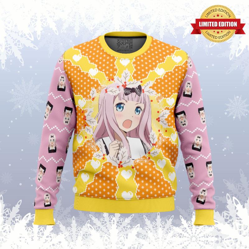 Chika Fujiwara Kaguya-sama Love Is War Ugly Sweaters For Men Women