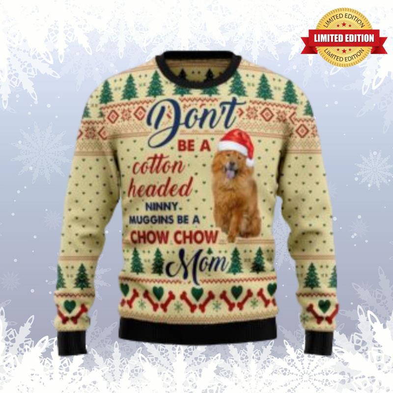 Chow Chow Mom Ugly Sweaters For Men Women