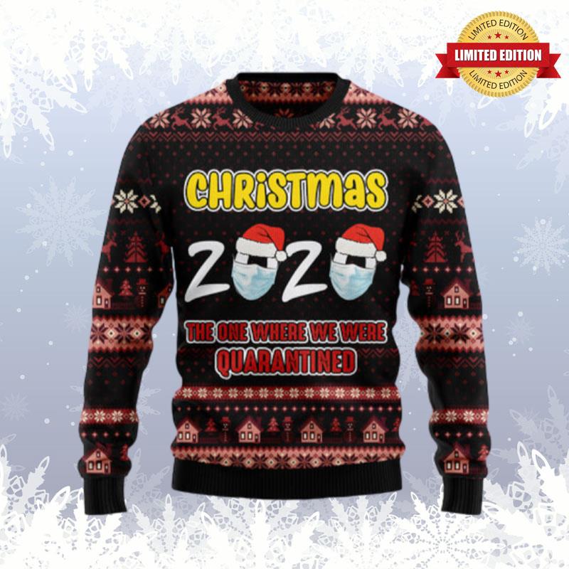 Christmas 2020 Quarantined Ugly Sweaters For Men Women