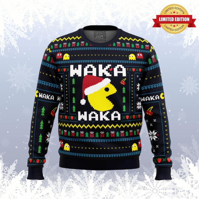 Christmas Arcade Pac-Man Ugly Sweaters For Men Women