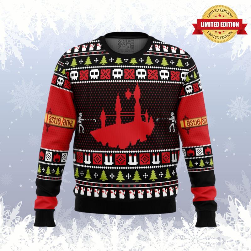 Christmas Castlevania Ugly Sweaters For Men Women - RugControl