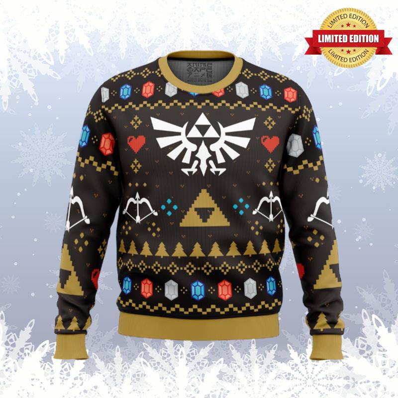 Christmas Hero Legend of Zelda Ugly Sweaters For Men Women